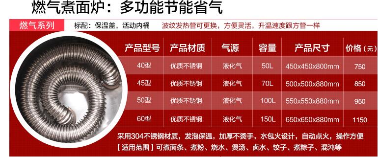 燃氣節(jié)能煮面爐、多功能煮面爐